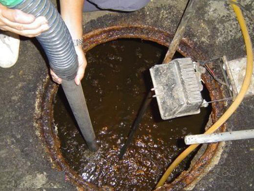 汉台隔油池清理