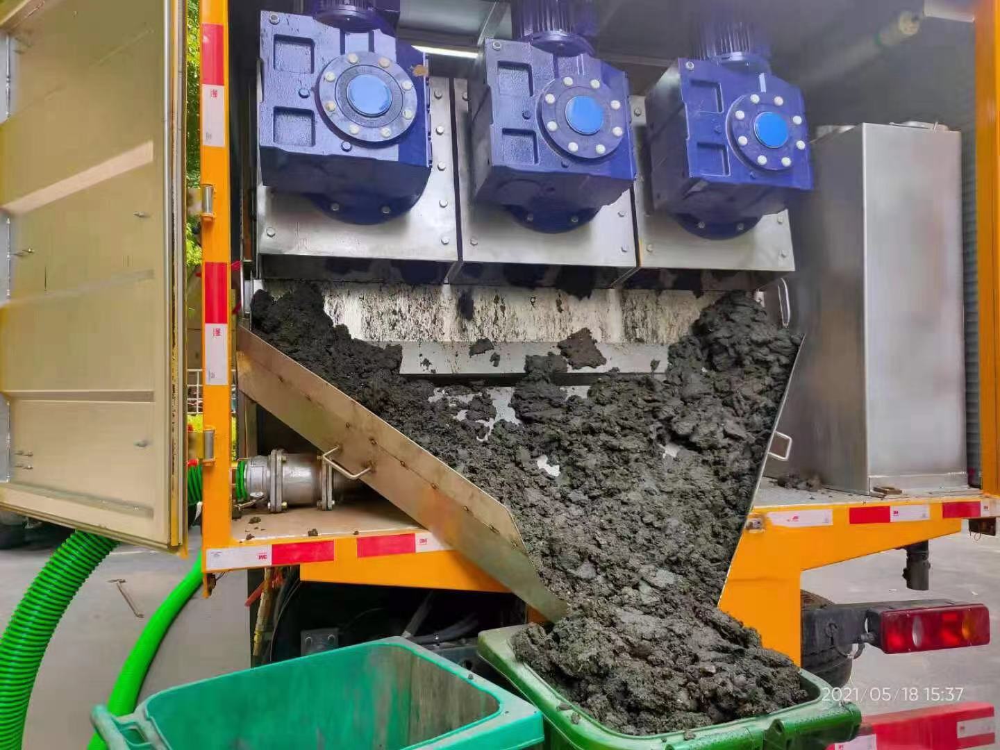 汉台化粪池清掏城市维护站-泥浆净化干湿分离处理